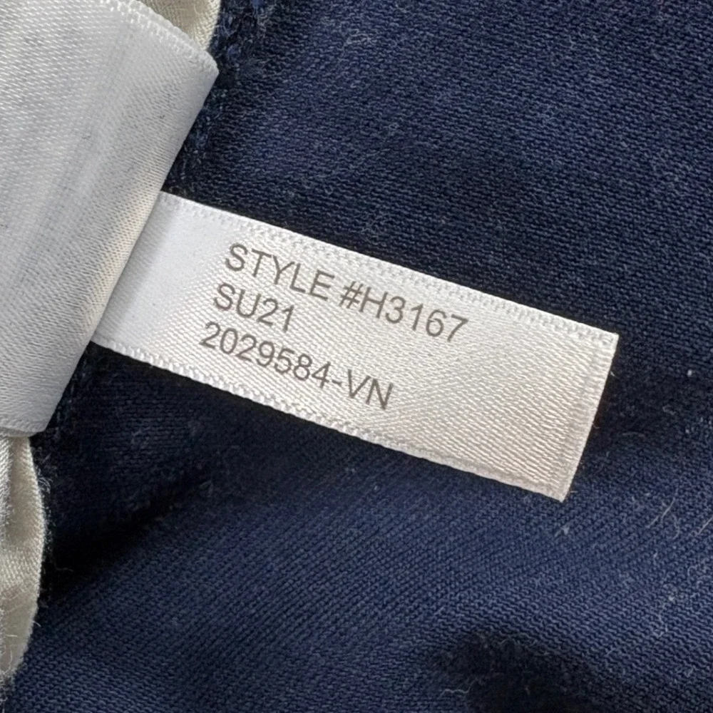 J. Crew Factory Mens Slim Flex Chino Pants Navy Blue Classic Preppy Size‎ 32x34